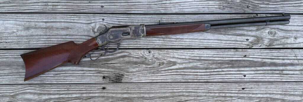 Uberti 1873 Sporting Rifle in .44-40 WCF with case-hardened receiver and octagon barrel