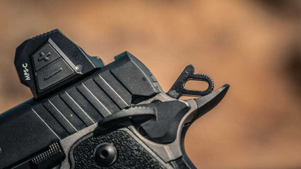 Ambidextrous thumb safety on Girsan Witness2311 CMX XXX 9mm double-stack 1911