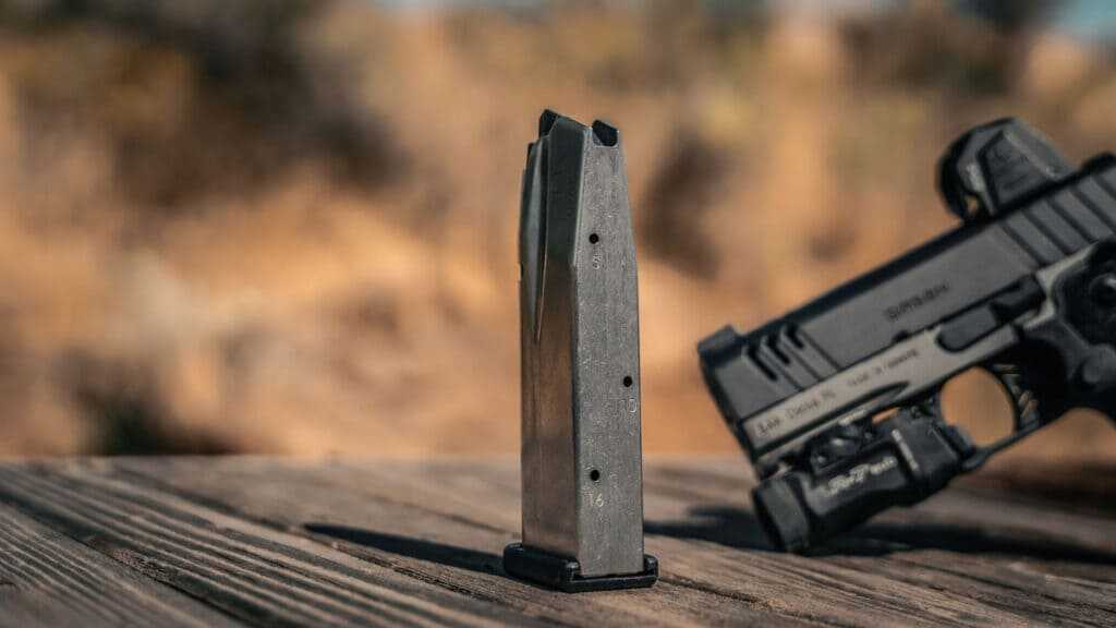 16-round Check-Mate magazine for Girsan Witness2311 CMX XXX compact double-stack 1911