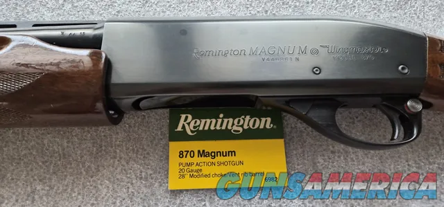 Remington 870 Magnum Wingmaster 20ga 28i...