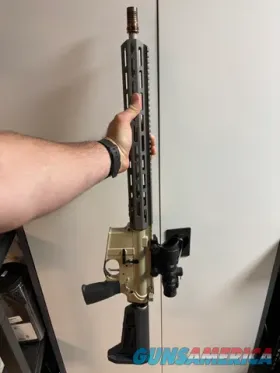 SIG Sauer MCX in FDE with long M-LOK han...