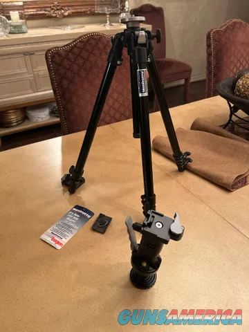 Manfrotto Bogen Aluminum Tripod with Pan...