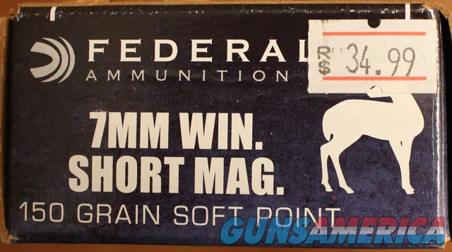Federal 7mm WSM 150gr Soft Point Ammo