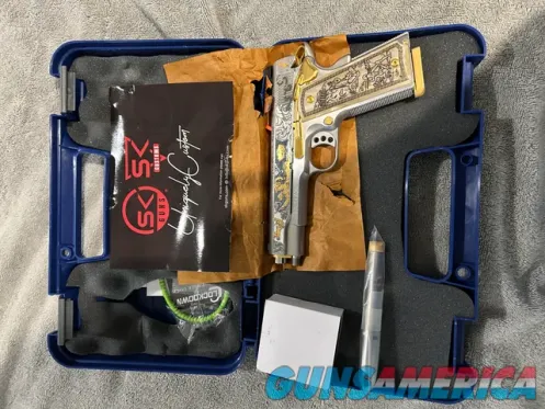 S&W SK Guns Custom Engraved Athena 1...