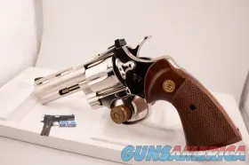 Python Double Action Revolver Nickle