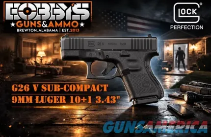 Glock UV2650201 G26 V Sub-Compact Frame ...
