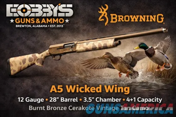 Browning A5 Wicked Wing 12 Gauge Shotgun