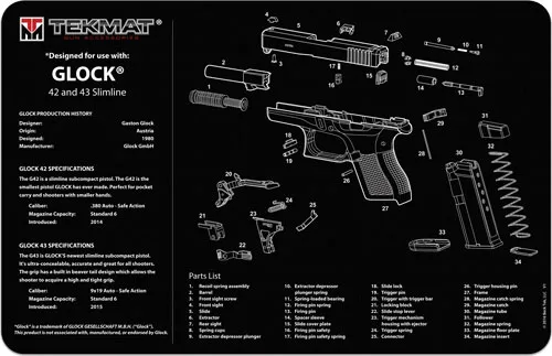 TekMat TEKMAT PISTOL GUN CLEANING MAT FO...