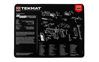 TekMat TEKMAT ULTRA PSTL MAT SIG P226 BL...