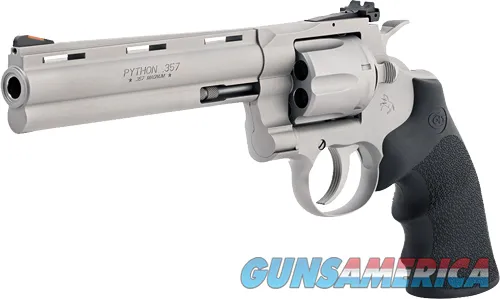 Colt Python 6in .357 Magnum 6rd Bead Bla...