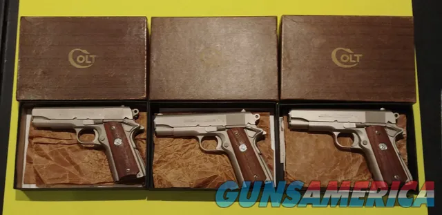 Three Colt Pistols