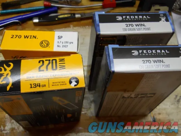 .270 Win Soft Point Hunting Ammo Assortm...