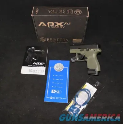 Beretta APX-A1 Carry ODG 9mm 3” NEW JAXN...
