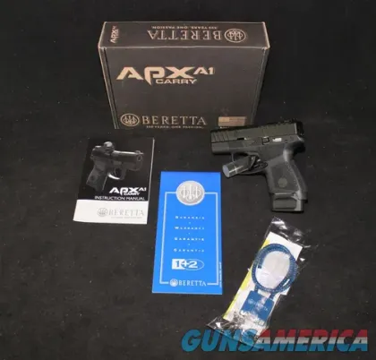 Beretta APX-A1 Carry 9mm 3” Black NEW JA...