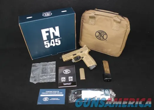 FN 545 Tactical 45ACP FDE 4.7” NEW Flat ...