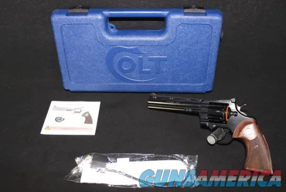 Colt Python 357mag 6” Blued/Wood NEW Rev...