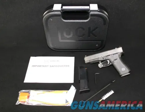 Glock 48 MOS Compact 9mm 4.17" Blac...