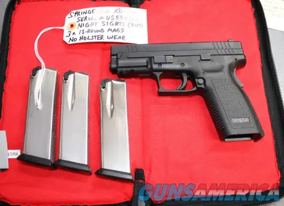 Springfield XD-45 .45 Pistol, Used, 4&qu...