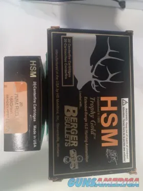 HSM Trophy Gold 7mm Rem Mag 168gr Berger...