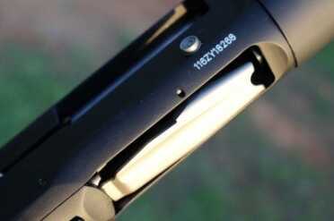 The Browning A5 Stalker—New Gun Review The small cut-out at the end of the gate isn’t quite wide enough for me to get my thumb out quickly, but a quick flicking motion still allows shells to be easily loaded.
