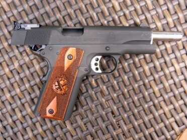 You can see that the ejection port is lowered and flared for clean ejection of spent rounds.