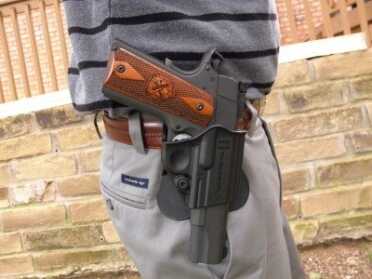 At 5’8” and 155 pounds, I’m not very big, but I can still carry concealed under a covering garment.