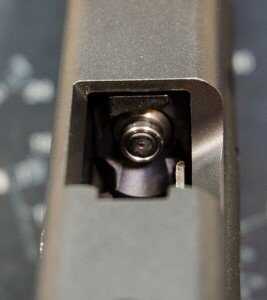 Laser Ammo‘s Training Trifecta: SureStrike Laser, LaserPET and Glock TJ Sight The SureStrike laser cartridge installs in the breech of the barrel, not the front. This prevents any possibility for live ammo to be loaded into the gun.