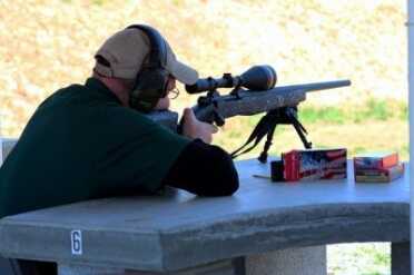 Getting the MMR zeroed at 100 yards.