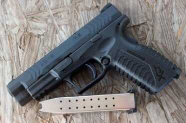 The magazines hold 19. Not bad for a gun this size.