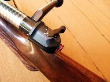 Mauser M12 .308 Winchester– A modern heirloom With the safety lever in the middle position, the sear and firing pin are blocked but the bolt can still be cycled or removed.