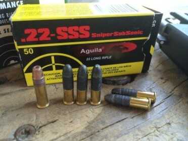 New Smith & Wesson M&P22 Compact Review The pistol shot this Aguila .22-SSS Sniper Subsonic pretty well too, and it's very unusual ammo for a semi-automatic to digest.