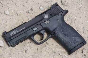 New Smith & Wesson M&P22 Compact Review Hot off the press - the new Smith & Wesson M&P22 Compact. 87.5% scale of a full size M&P, it's a fun .22 plinker.