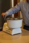For big money you can even get whole food processors that run on a hand crank. 