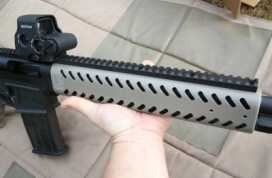 The (Real) AR-15 Shotgun - Hot Rodding the RAAC MKA 1919 The forend is really slick.