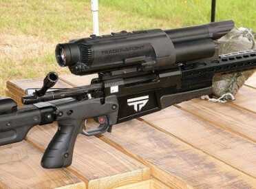 The scope is the primary component of the shooting system. It fuses the data from all of the sensors into a firing solution through the built-in ballistics computer.