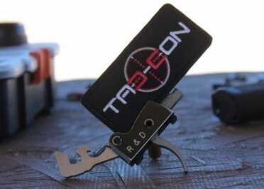 Tac-Con's Raptor AK Trigger--SHOT Show 2015 The Tac-Con 241. Safe--assisted reset--two stage (with 1 pound break).