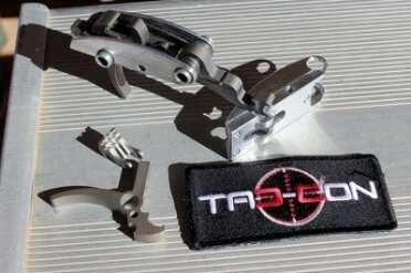 Tac-Con's Raptor AK Trigger--SHOT Show 2015 The guts of an AK have much looser tolerances than the insides of an AR. But the Raptor will bridge the gaps.