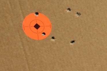 While it may not be tremendous accuracy, it is good enough for a horse-sized target.