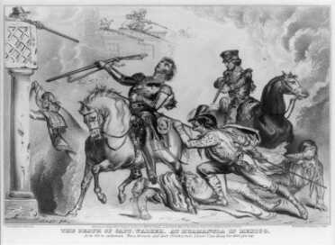 Why is walker dying with a useless rifle in his hands? Where is his walker? And why isn't the lancer, or the lone gunman on the balcony riding a horse? They are supposed to be on horses! 