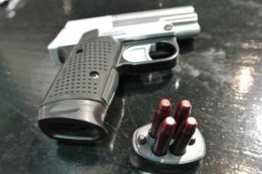 The Edge is a four barreled pistol now being chambered in centerfire variations.