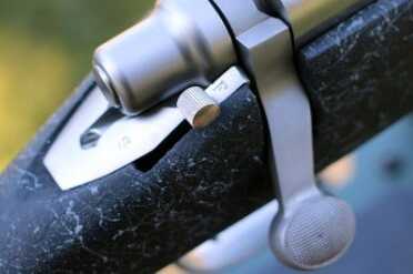 The bolt is easy to access, and the safety is in an ideal place on the stock.