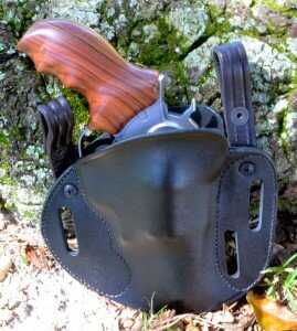 Ruger Alaskan Mod by Gemini Customs--Gun Review This Simply Rugged Sourdough pancake holster has multiple belt slots and can be ordered with IWB straps.