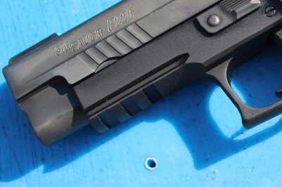 SIG P226 TacOps profile showing traditional SIG curves and slide lines