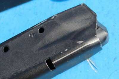 SIG P226 TacOps magazine showing wear after a full training day
