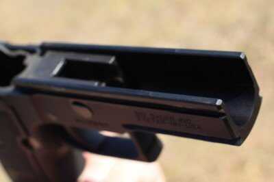 Long frame rails inside SIG P226 aluminum frame