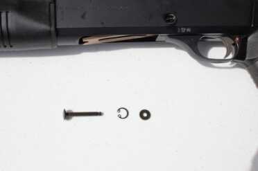 Make sure you have a clean workspace and good organization, as some of the guns parts are small and springy. 