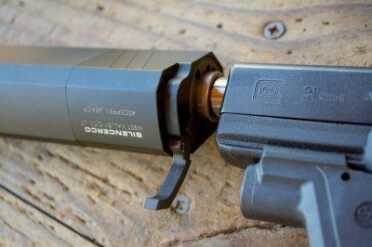 SilencerCo's Osprey Suppressor Is One Cool Bird Release the lever, line up the Osprey, then clamp it back down.