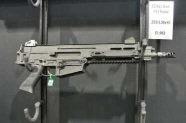 CZ's New Bren 223 Pistol + More SCORPION - SHOT Show 2015 The Bren Pistol.