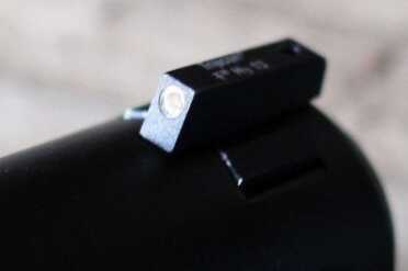 Christensen Arms Custom 1911 Commanders The white dot of the Novack sight is easy to pick up.