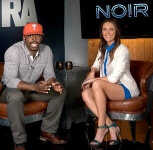 Amy Robbins next to Mr. Colion Noir (Photo: NRA)